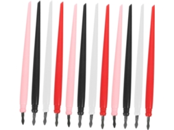Conjunto De 12 Canetas Para Raspar Com Ponta Metálica Reutilizáveis