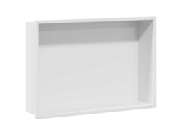 Chuveiro Branco Aço Inoxidável Nichos MAISON EXCLUSIVE 45x30x9,5 cm