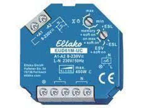 Uni. Dimmschalter 500w Eud61muc Multifunktion Doseneinbau 8 230v Eud61muc Eltako (61100903)