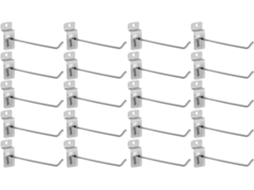 Ganchos De Metal Healifty 15cm 4mm Espessura, Galvanizados, 20 Peças Organização De Garagem, Oficina E Prateleiras