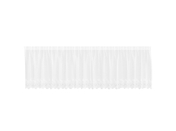 Maison Exclusive - Cortina De Renda Com Cortinas Branco 100 X 500 Cm Poliéster