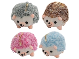 2026 4 Llaveros de Erizo, Llavero de Peluche Con Forma de Erizo En Miniatura para Mochila o Llavero.