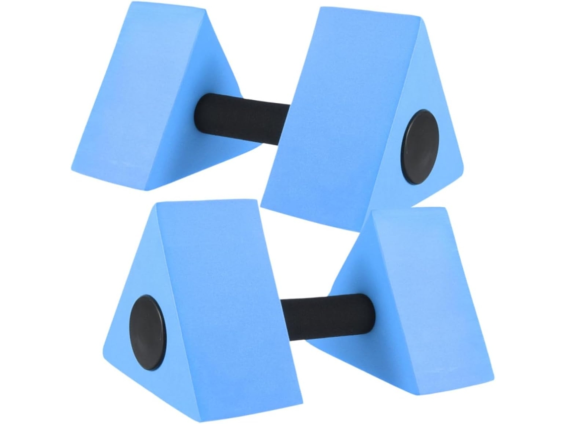 Conjunto De 2 Pesos Aquáticos Triangulares Para Hidroginástica E Natação
