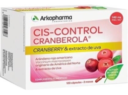 Suplemento Alimentar ARKOPHARMA Cis-Control Cranberola (120 cápsulas)