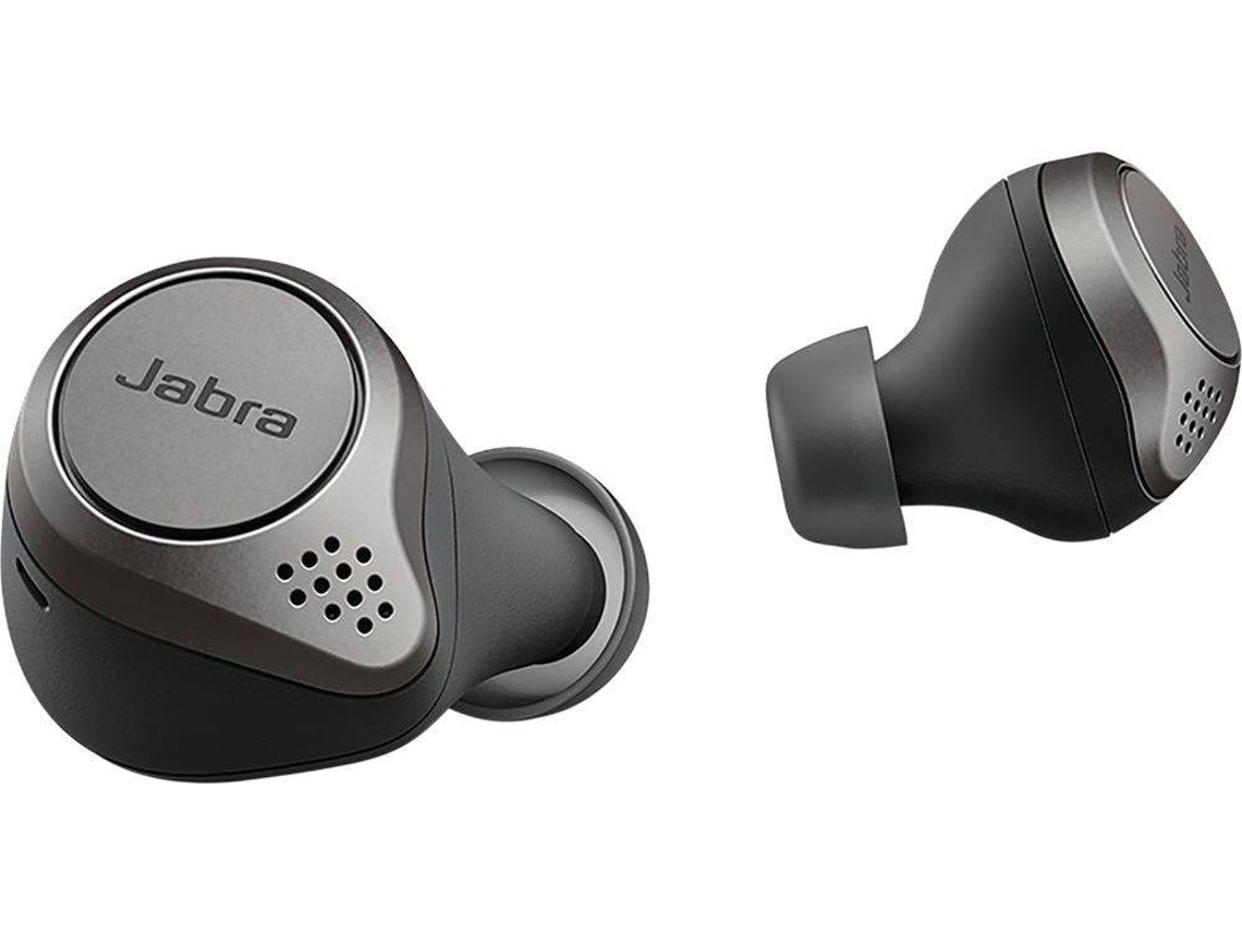 Auriculares Bluetooth True Wireless JABRA Elite 75T (In Ear - Microfone - Preto)
