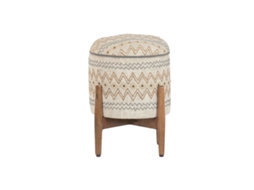 Repousa Pés Home Esprit Bege Urbana 40 X 40 X 52 Cm