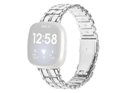 Pulseira De Metal De Substituição Compatível Com O Smartwatch Fitbit Versa 4 / Sense 2.
