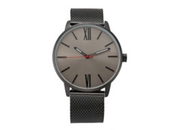 Reloj Hombre De Acero Resistente Al Agua Cuarzo Analógico Dial Redondo (4)