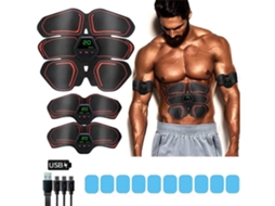Cinto De Tonificação Muscular Abdominal Ems Para Treinamento Aparelho Corporal, Modelador Cintura, Equipamento Laranja.
