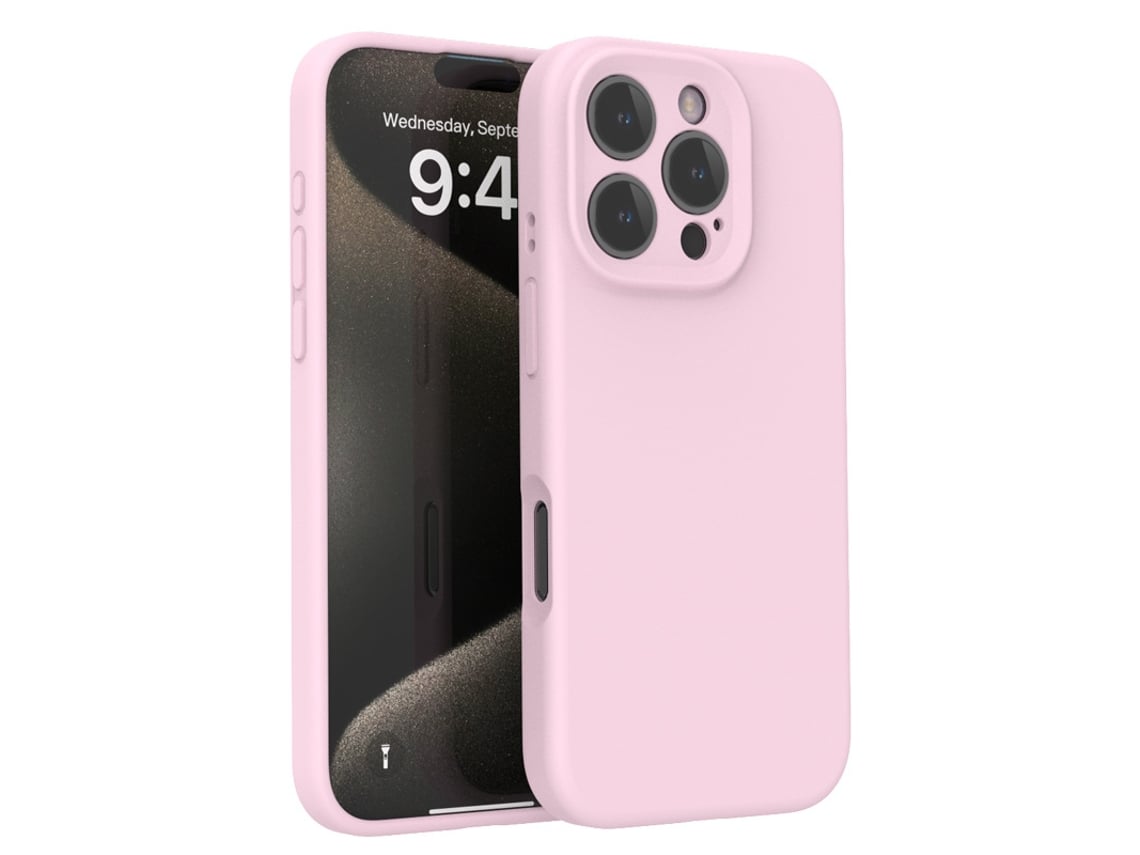 (rosa, Iphone 15 Plus) Capa De Silicone Líquido — Compatível Com A Série Iphone — Proteção Total Da Lente E Resistente A Quedas