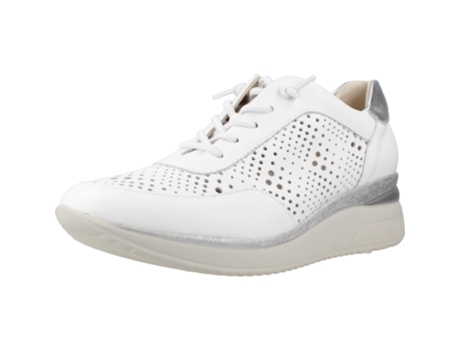 Sapatos De Mulher Pitillos Tecido Branco (37)