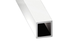 Jardin202 - Perfil De Aluminio Blanco - Tubo Cuadrado - X3 Unds - 2'10m 80 Mm | 80 Mm ()