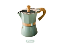 Lago Verde 150Ml -150Ml Cafeteira Moka Cafeteira de Mão Pequena Fogão Elétrico Italiano para Cozinhar Pote de Gotejamento YWEI