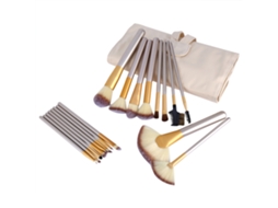 Pincéis De Maquiagem Para Base E Polvilho - Conjunto Completo