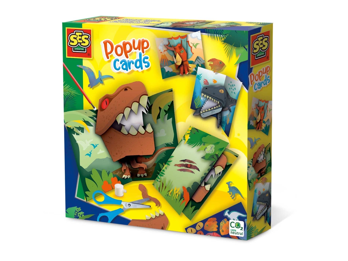 Kit de artesanato para crianças SES CREATIVE Dinosaurs (5 anos)