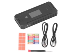 Enclosure De Disco Rígido Móvel De Estado Sólido M.2 Com Tela Inteligente Suportando O Protocolo Nvme Sata Jiayi Panther Pro