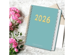 Agenda 2026 Anual de 12 com Lombada em a Semanal e Mensal para Mulheres CHABERLU