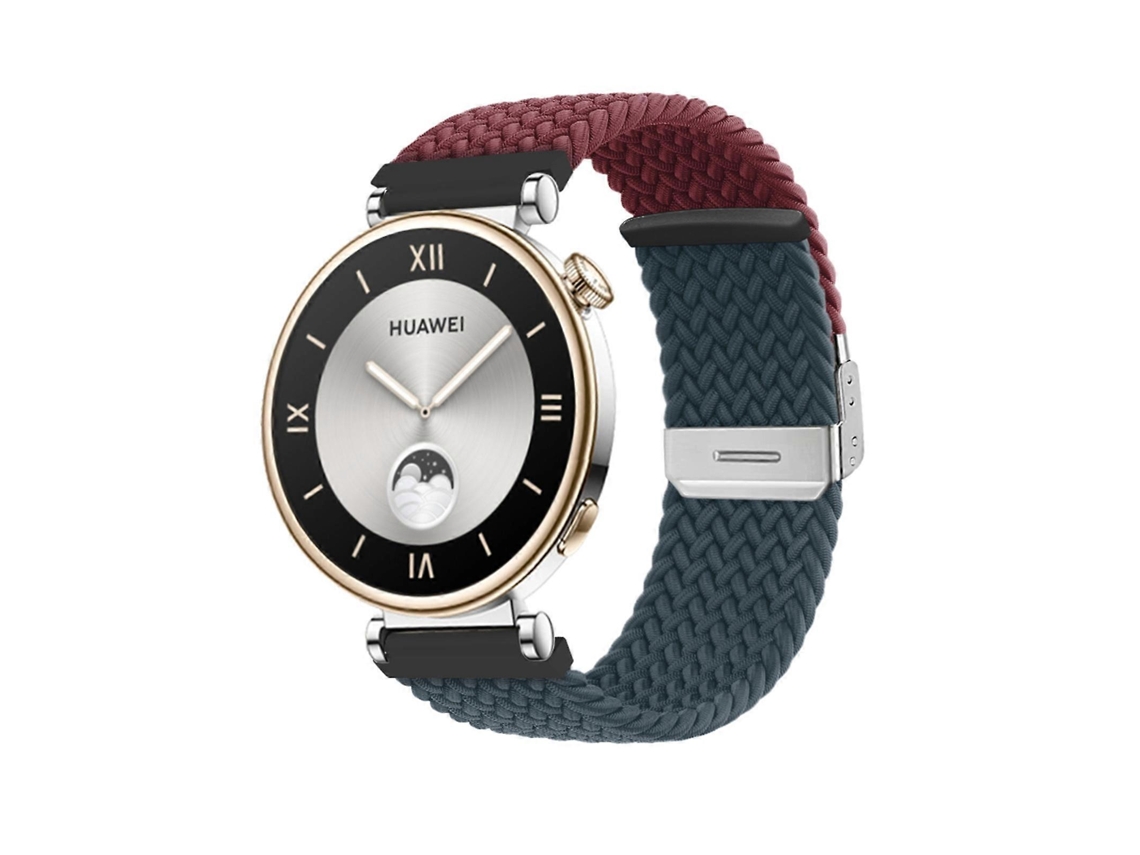 Pulseira De Nylon Trançado Com Fivela Integrada Para Huawei Watch Gt4 41mm