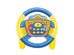 Volante Brinquedo EIFSON com Base em U para Simulação de Condução (azul)