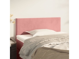Vidaxl Cabeceira De Cama Veludo 90x5x78/88 Cm Rosa
