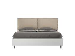 Estrado Sem Imitação Cinza Pomba Egos ITYHOME Pele Castanho (220x50x110cm)