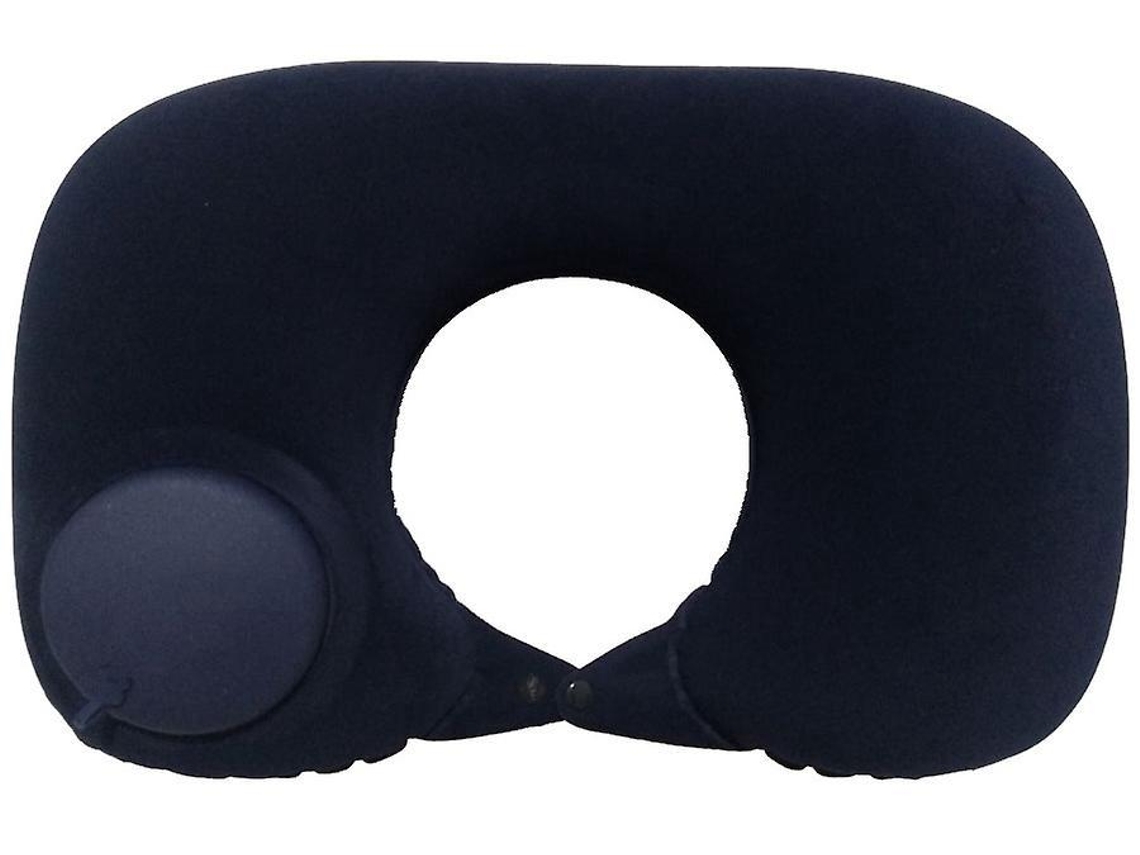 Lurelia Almofada De Viagem, Formato U, Apoio Cervical, Preto, 26 X 46 Cm