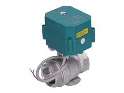 Válvula De Esfera Elétrica Em Aço Inox Laxiscreed 2 Vias Com Retorno Automático Dn32