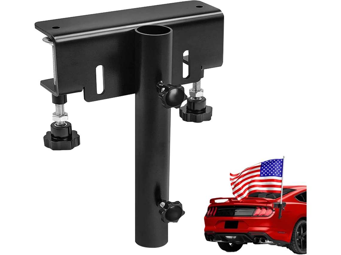 Suporte para Mastro de Bandeira para Caminhões Estrutura de Carroceria com 3,1 Cm de Comprimento, Engate para CHABERLU