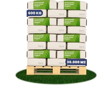 Semente de Grama Ornamental Elegante 600 Kg para 3 Ha ORGANIFER
