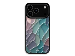 Capa Para Iphone 17 Pro Max Com Escamas Coloridas Brilhantes Maniacase