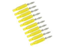 Conector Plug Banana Macho Com 10 Conjuntos