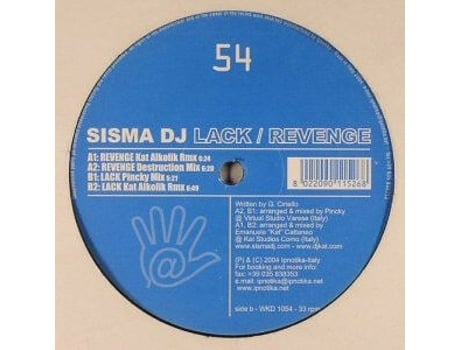 Vinil Lack / Revenge Wicked Records