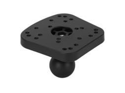 Suporte para Fish Finder com Base de Borracha de 1.5 Polegadas para Kayak de Pesca S/MARCA