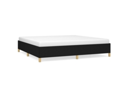 Bed Frame, Bed Frames Vidaxl Preto Tecido (200 X 200 Cm)