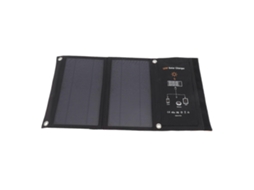 Carregador De Painel Solar Monocristalino De 15 W Com Duas Portas Usb, Carregador Solar Dobrável Para Áreas Externas, Preto Olysi Shop