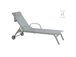 Ligstoel Home Esprit Menta 199 X 63 X 101 Cm