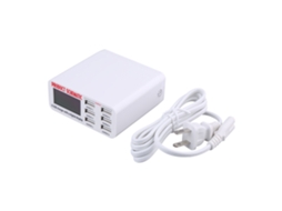Carregador USB com 6 portas, rápida e inteligente EOOCOO