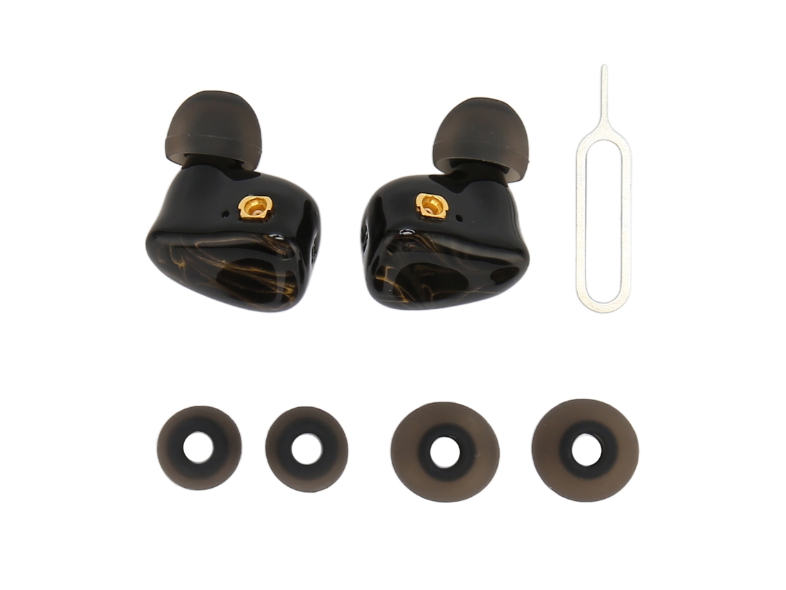 Fones intra auriculares com duplo driver dinâmico e IEM Dd+ba, alta fidelidade EOOCOO