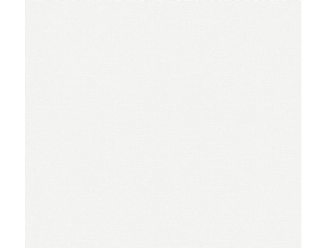 Papel de Parede A.S. CRÉATION (53 cm x 10,05 m - Tecido - Branco)