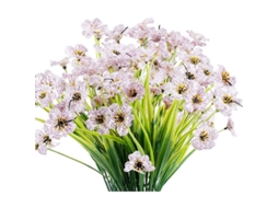 Buquês de Flores Nova Line, 12, uv resistente, plástico, decoração, jardim, varanda, branco, marca S/MARCA