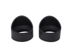 2pcs Microscopes Rubber Eyecups Professional Collapsible Eyepiece Eyeshields For Protecting Eyes LAXISCREED