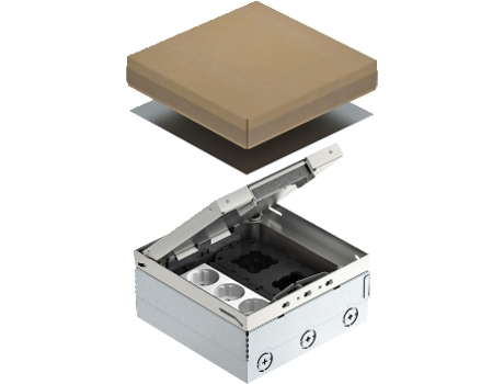 Tomada Udhome4 2v V tipo C aço inoxidável (7427200) Obo Bettermann (plugue europeu)