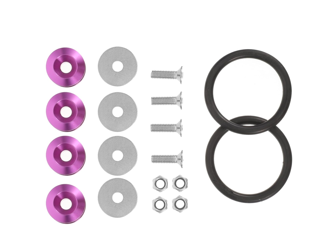 Kit de fixação de para-choque em aço inoxidável com dupla vedação.