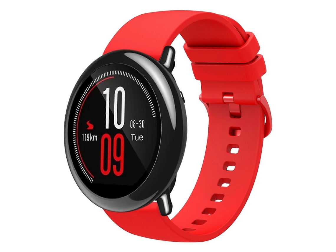 Pulseira De Silicone Macio De Cor Sólida Para Amazfit Pace 22mm