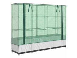 Raised Bed, Raised Beds Vidaxl Branco Polipropileno (160 X 40 X 138 Cm)