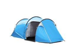 Barraca de Camping para 2-3 Pessoas, Impermeável, com Vestíbulo, Área de Dormir, 426x206x154cm Azul S/MARCA