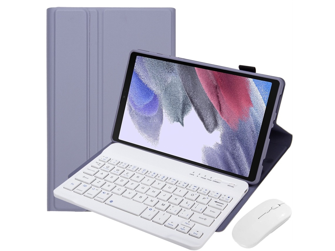 Capa de Teclado Bluetooth para Samsung Tab A9 8.7 com compartimento para caneta XIAOMOYU