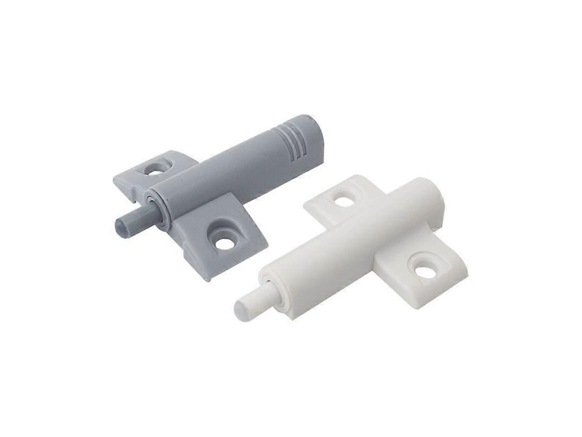 Amortecedor de Porta Suave Branco 2 Peças para Móveis de Cozinha Gavetas com Parafusos