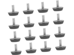 Conjunto De 100 Pés Niveladores Ajustáveis Com Parafuso Para Móveis, Mesas, Cadeiras E Armários Feitos De Plástico