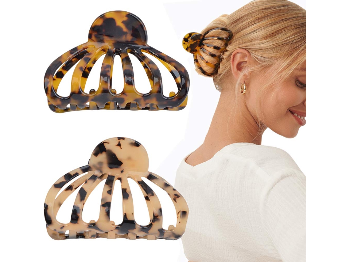 Grampos Jumbo Design Tartaruga/leopardo